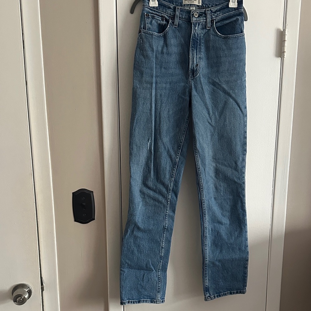Abercrombie & Fitch Light Blue Straight Jeans